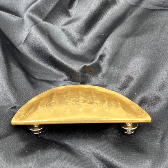 Vintage Beth Schwartz Golden Dumpling/Pierogi/Knish/Taco/Empanada Pin/Brooch - Picture 9 of 16